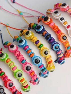 Handmade evil eye bracelet
